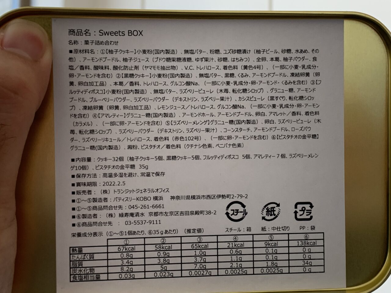 高級クッキー】GUCCI OSTERIA TOKYOで頂いた、クッキー缶！焼き菓子の 